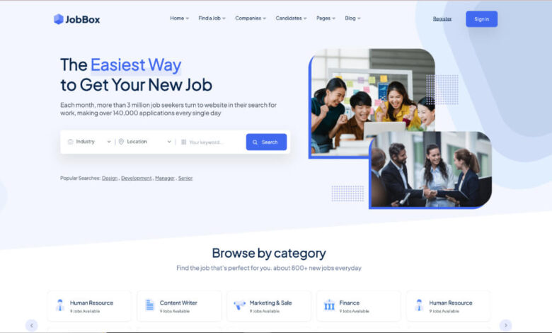 JobBox v1.12.3 - Job Portal Multilingual System PHP Script