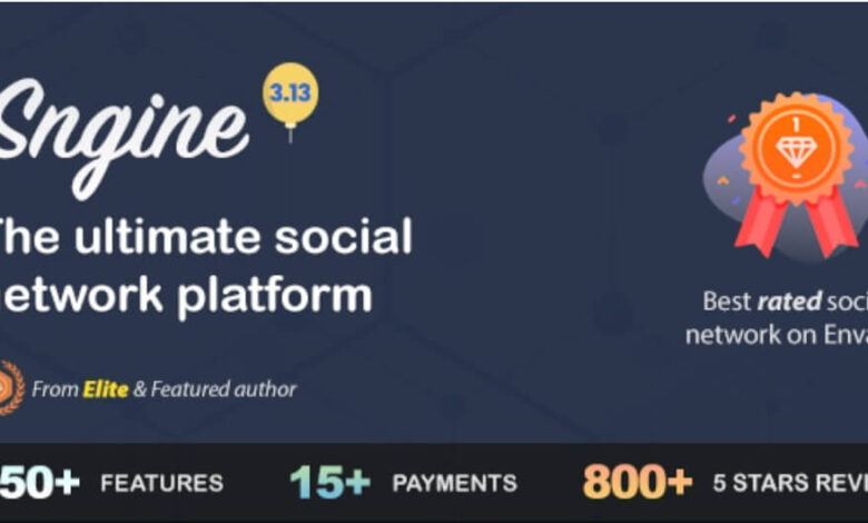 Sngine – The Ultimate PHP Social Network Platform Script